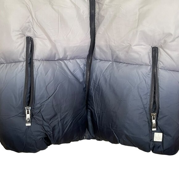 Nicole Miller Ombre Puffer Winter Coat Jacket Sz Large NWT - Picture 4 of 7